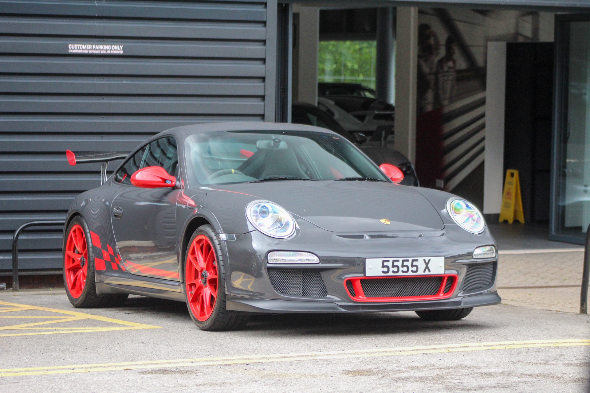 5555 X spotted on Porsche 911 GT3 RS