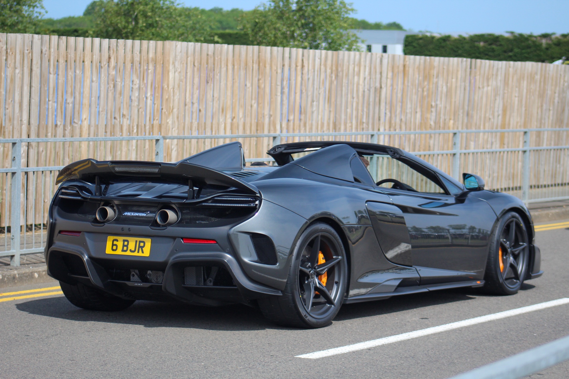 6 BJR spotted on McLaren 675LT