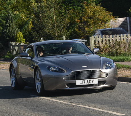 J7 AGY spotted on Aston Martin Vantage GT8