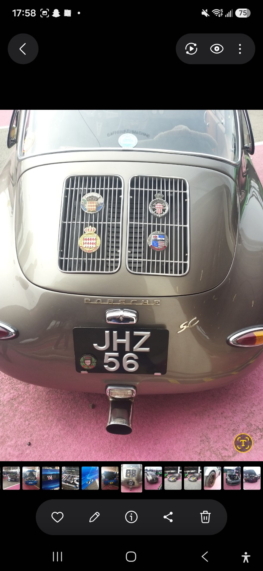 JHZ 56 spotted on Porsche