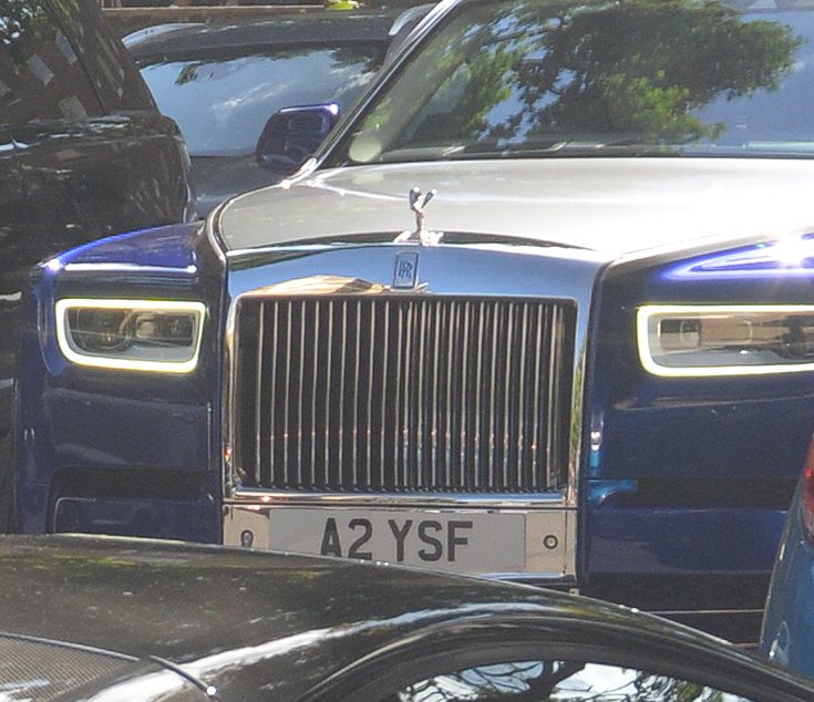 A2 YSF spotted on Rolls-Royce Phantom