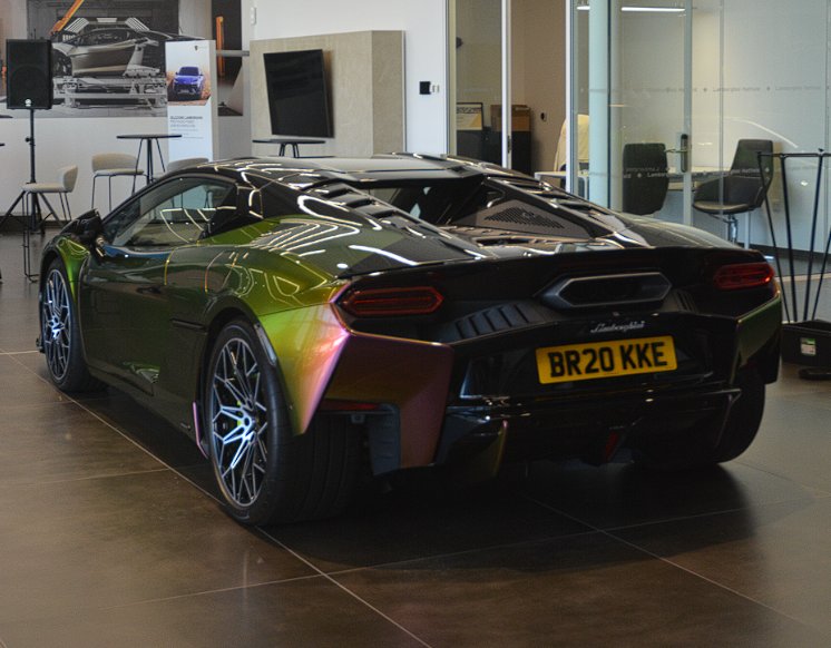 BR20 KKE spotted on Lamborghini Temerario