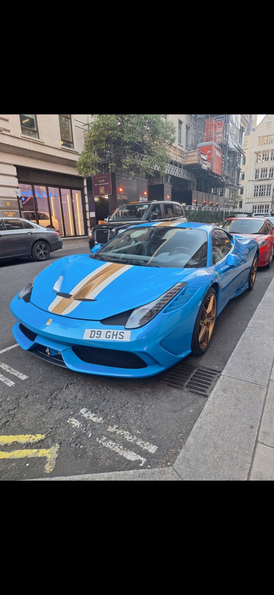 D9 GHS spotted on Ferrari
