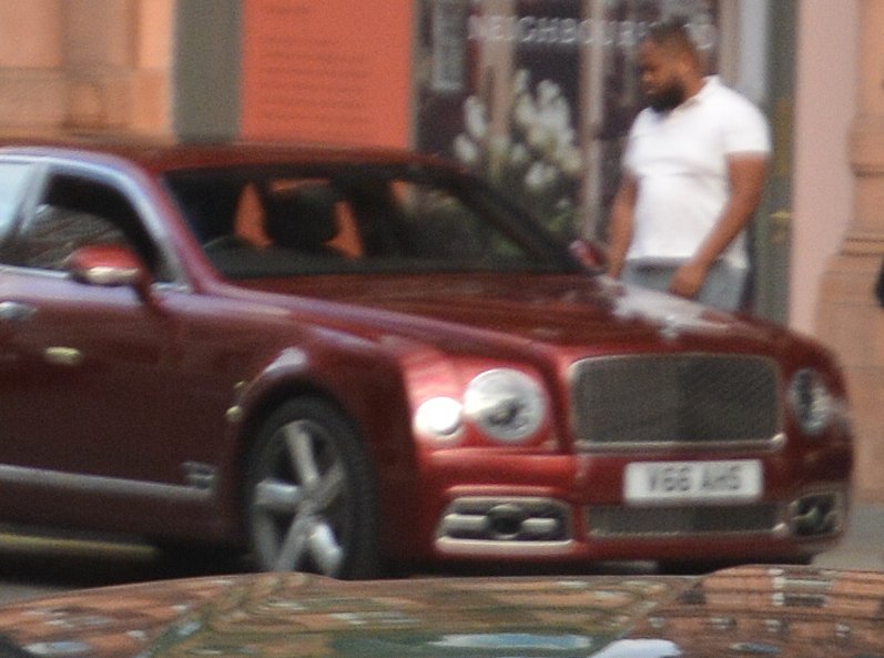 V66 AHS spotted on Bentley Mulsanne
