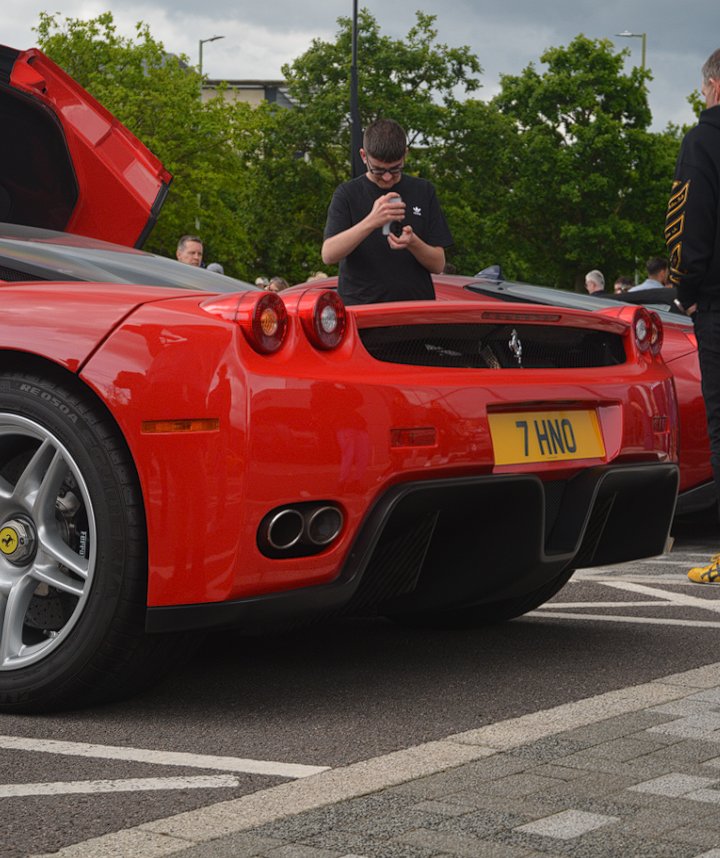 7 HNO spotted on Ferrari Enzo