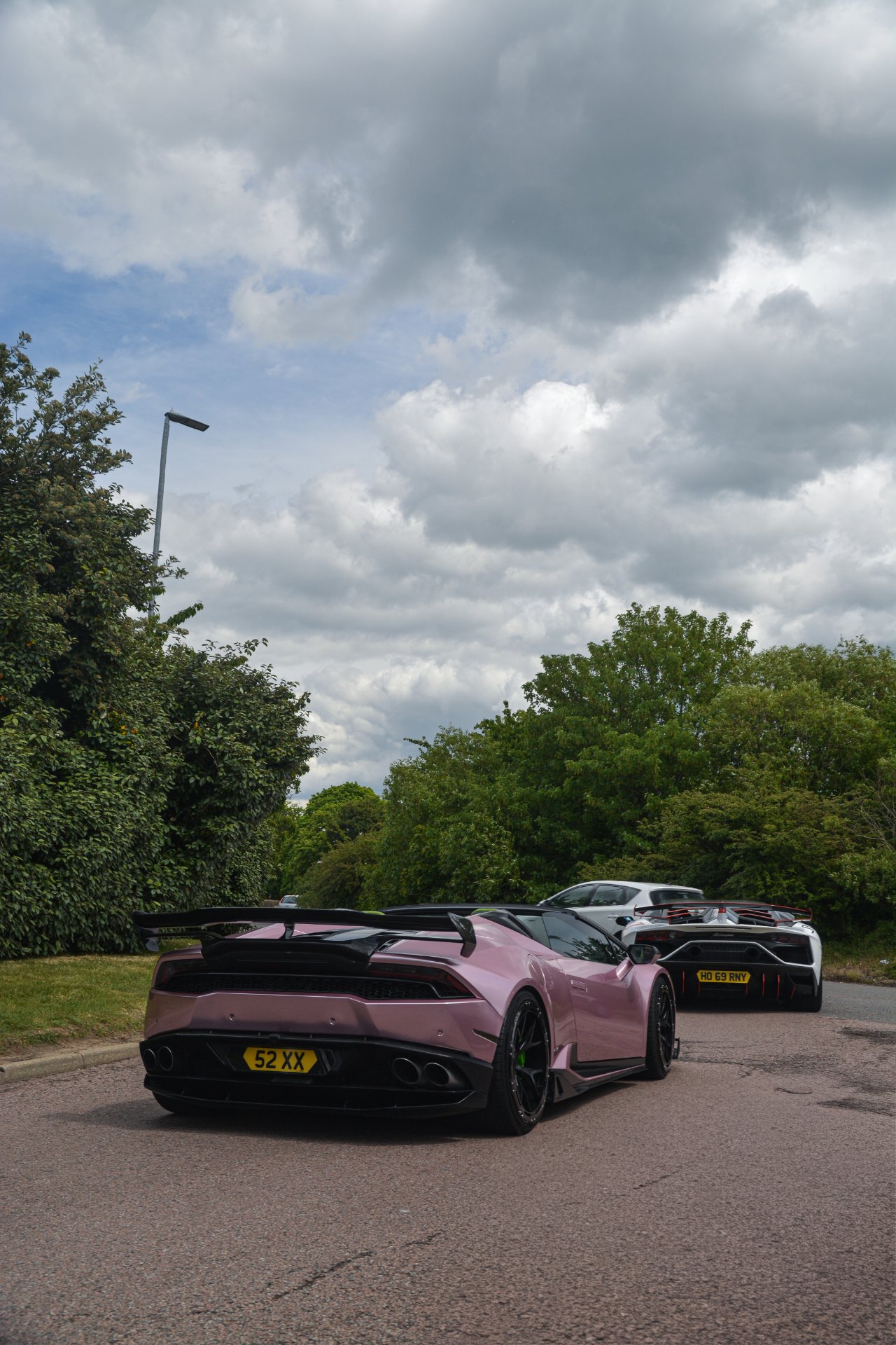 52 XX spotted on Lamborghini Huracan