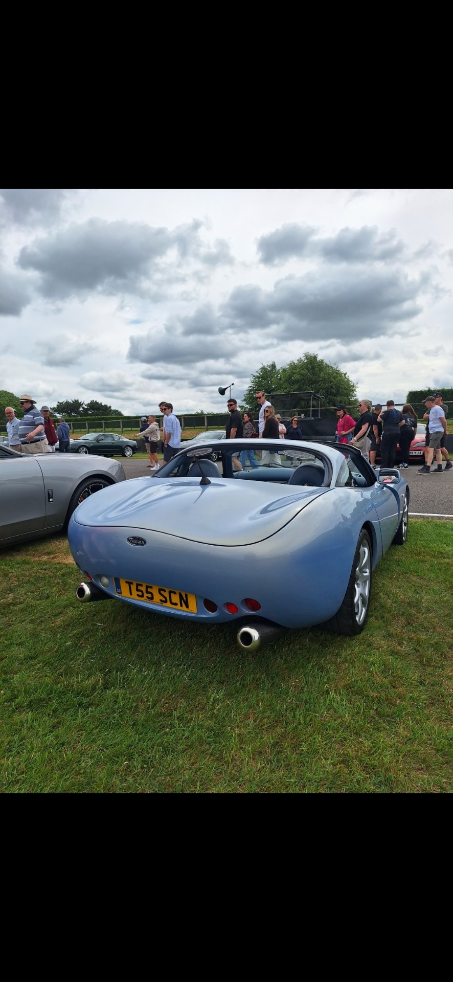 T55 SCN spotted on TVR Tuscan