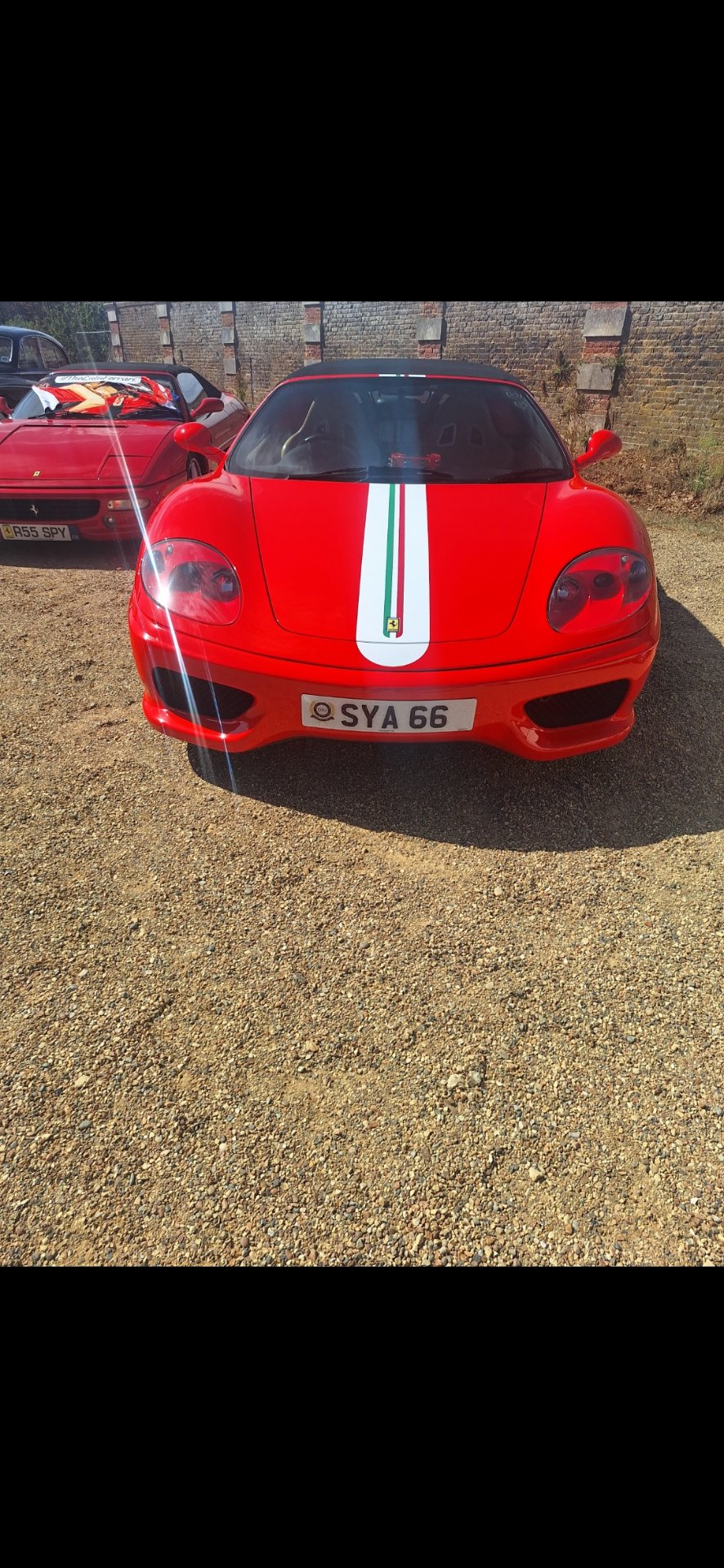 SYA 66 spotted on Ferrari 360
