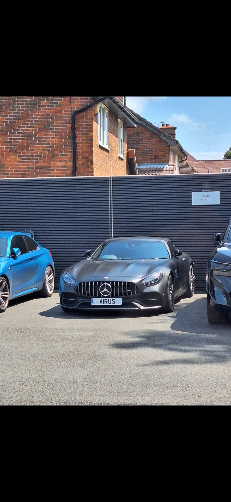 V1 RUS spotted on Mercedes-Benz AMG GT