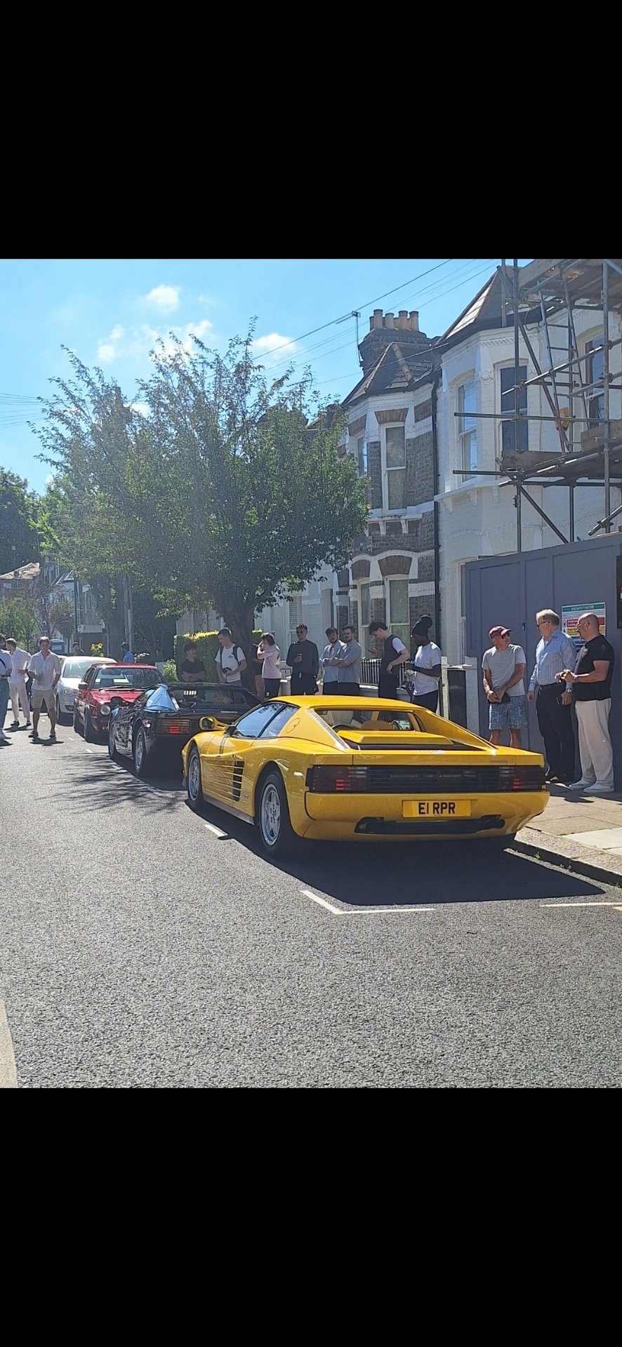 E1 RPR spotted on Ferrari Testarossa