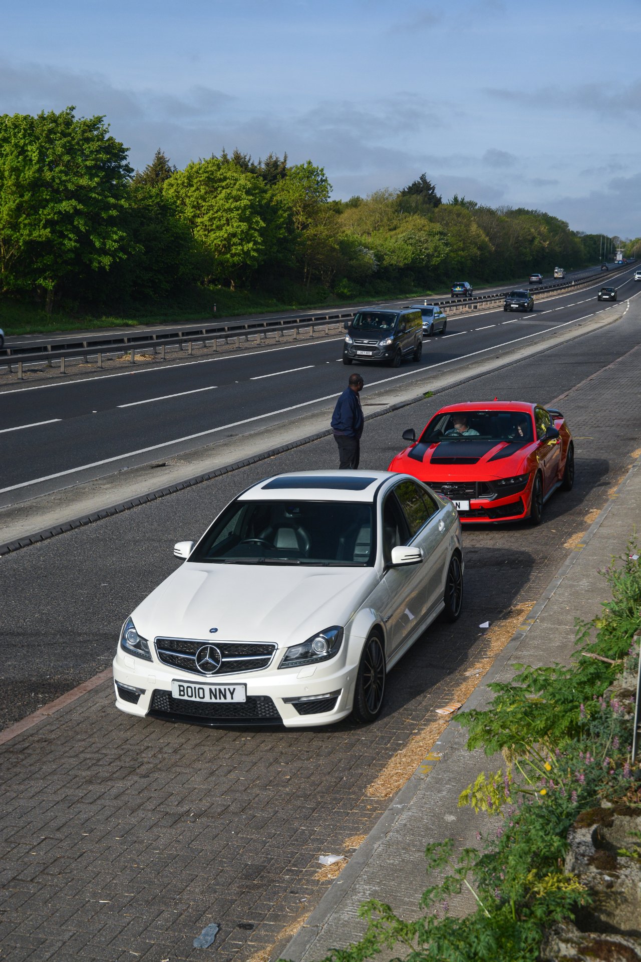 BO10 NNY spotted on Mercedes-Benz C-Class