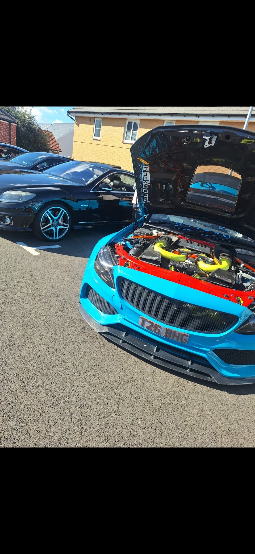 T26 BHG spotted on Mercedes-Benz C-Class C63 S AMG