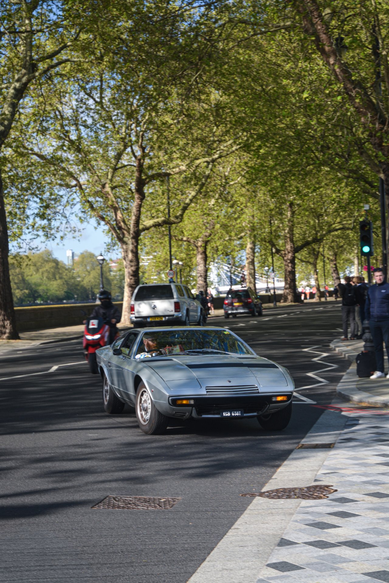 KGB 638T spotted on Maserati Khamsin