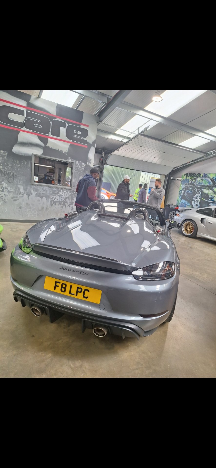 F8 LPC spotted on Porsche 718 Boxster Spyder RS
