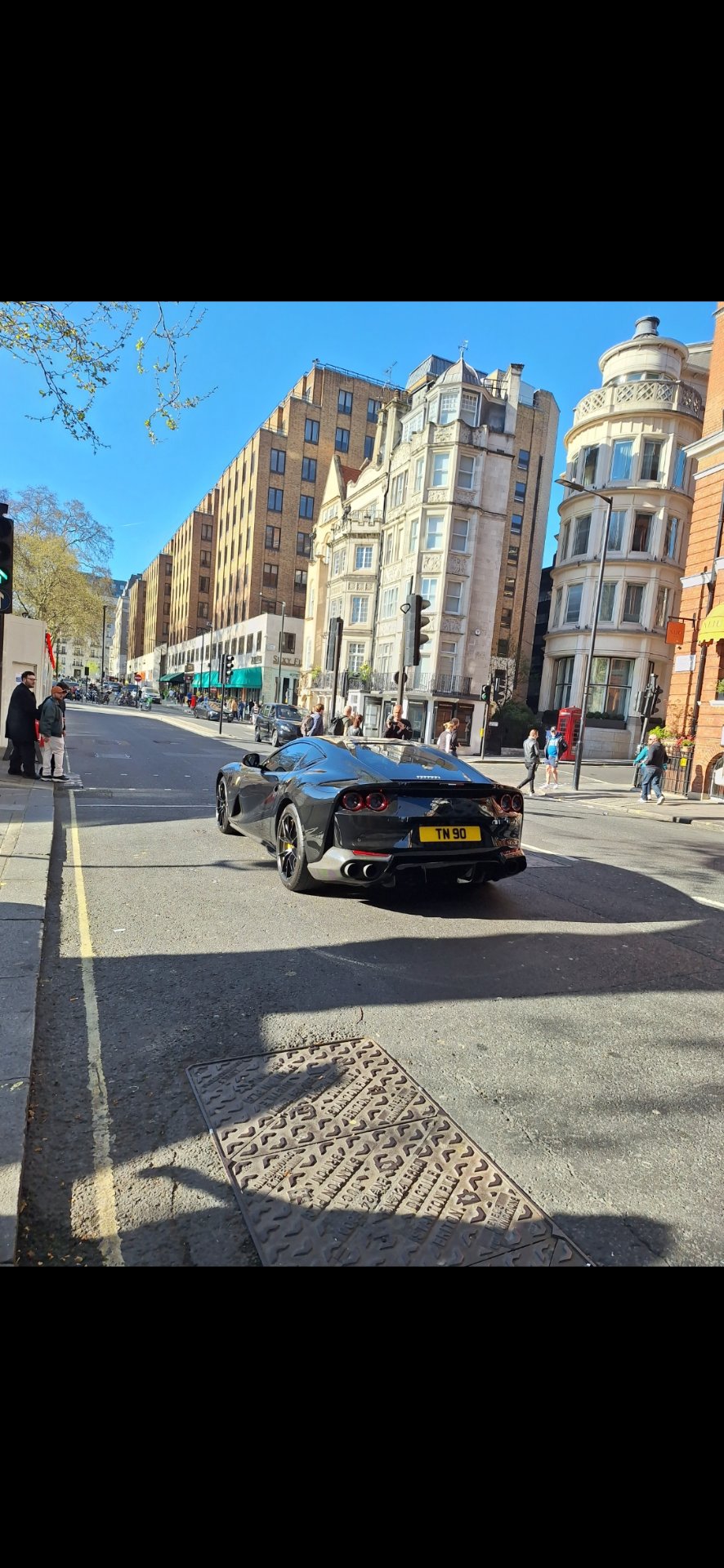 TN 90 spotted on Ferrari