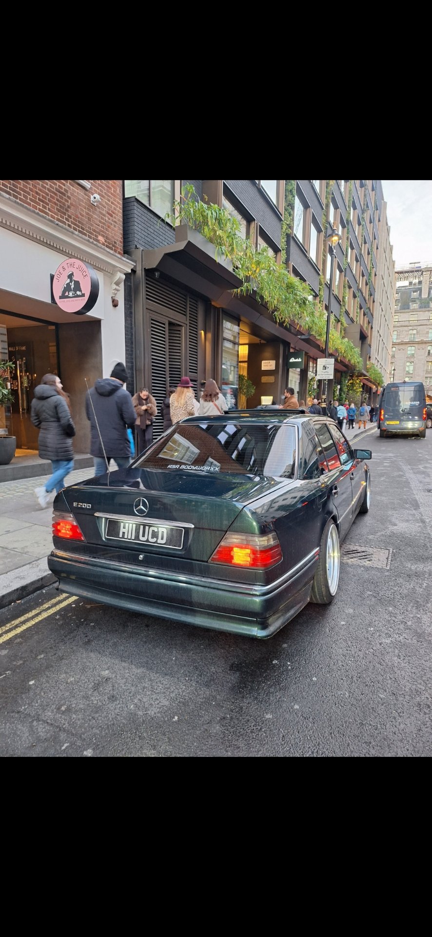 H11 UCD spotted on Mercedes-Benz E-Class