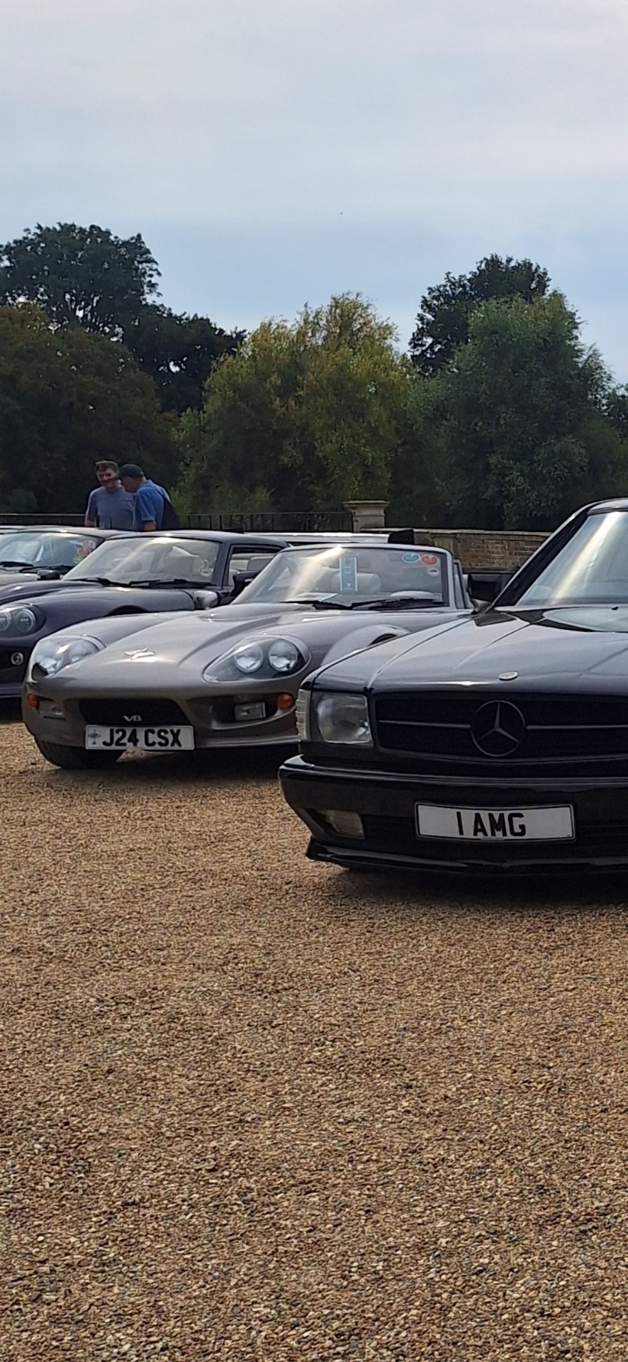 J24 CSX private number plate on a Marcos, spotted in London