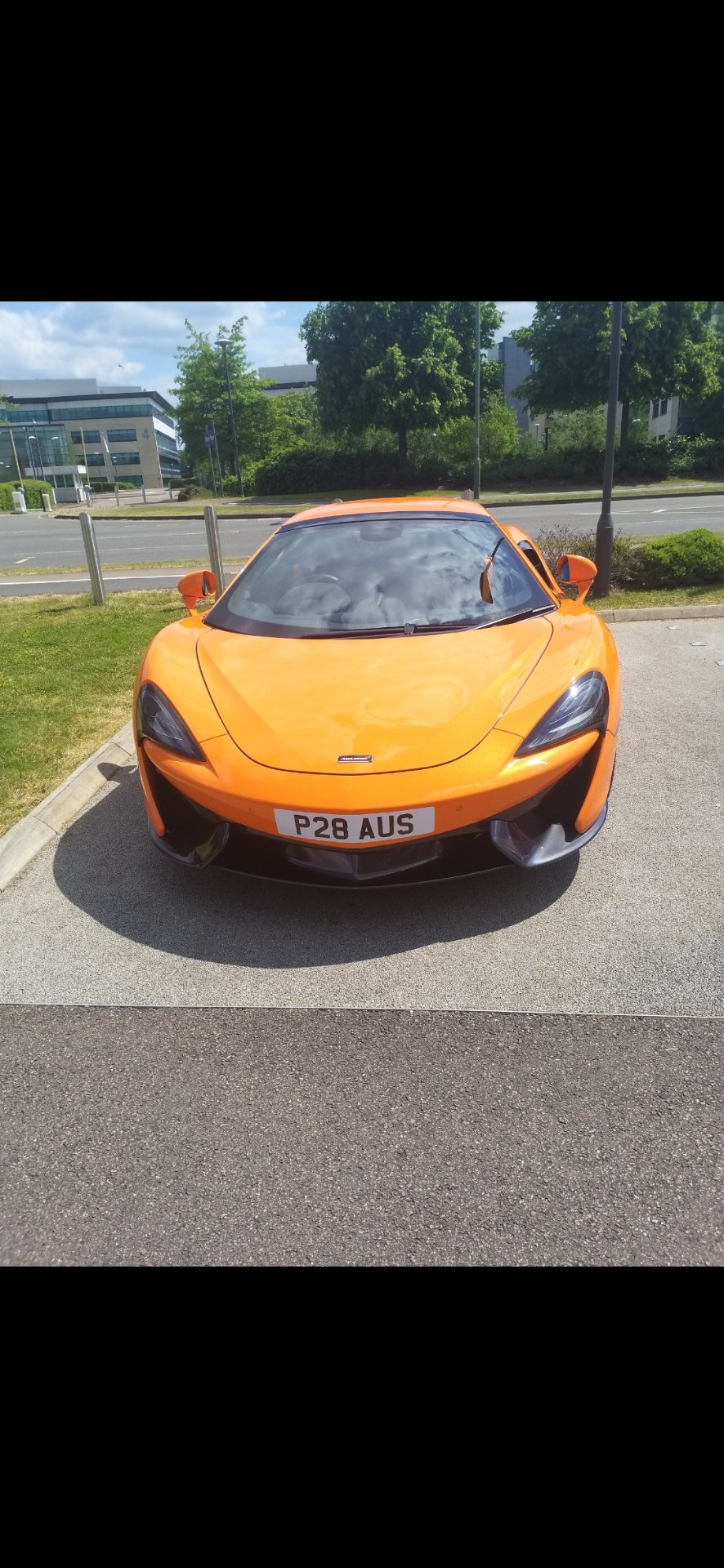 P28 AUS spotted on McLaren 570S