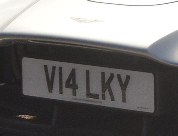 V14 LKY spotted on Aston Martin Valkyrie