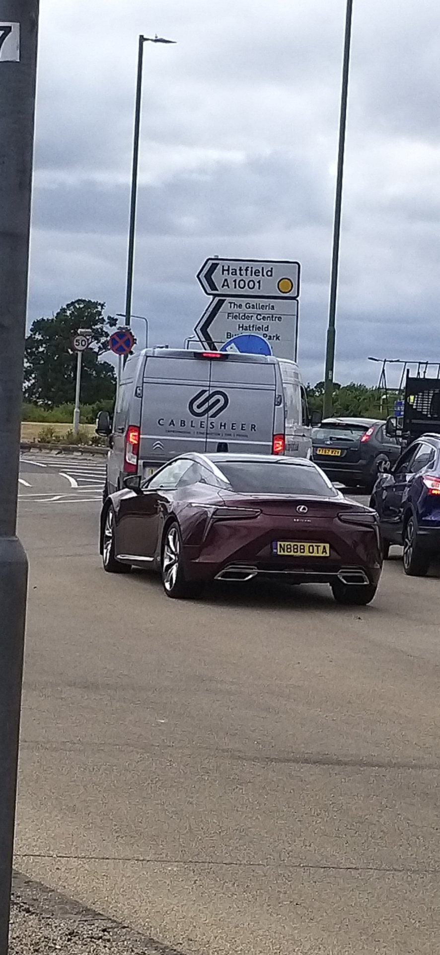 N888 OTA spotted on Lexus LC