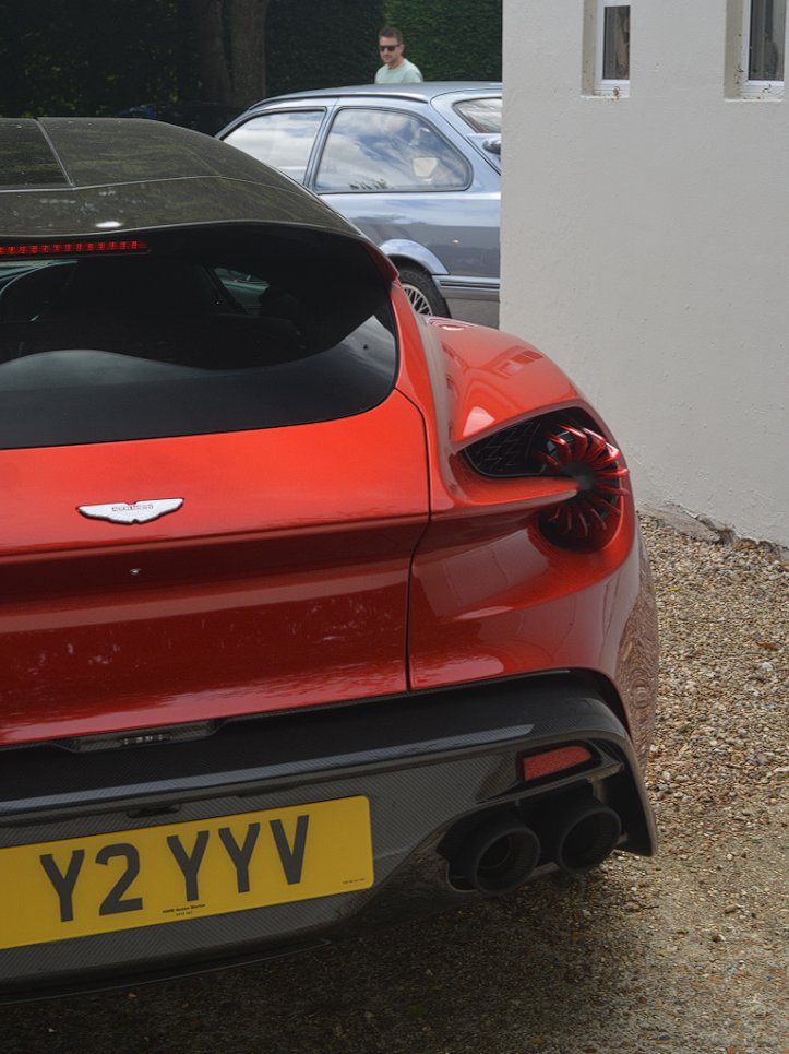 Y2 YYV spotted on Aston Martin Vanquish