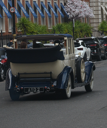 AYO 2 private number plate, spotted in London