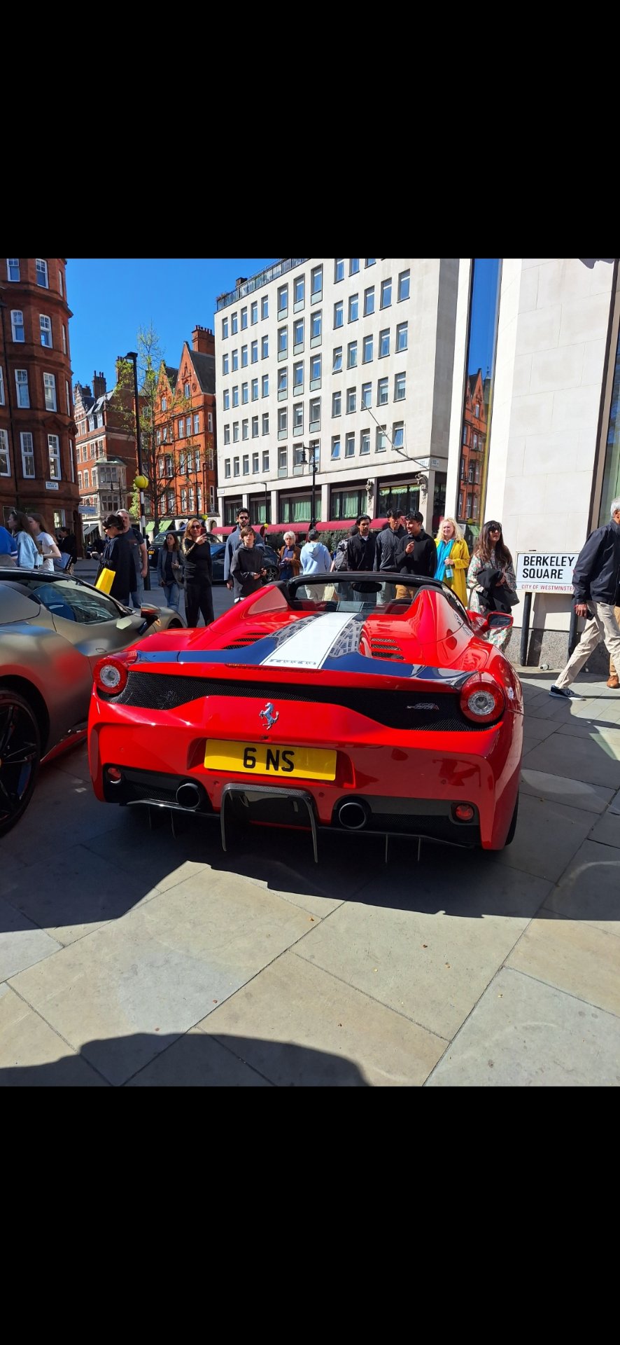 6 NS spotted on Ferrari 458