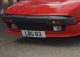 LBG 83 spotted on Lamborghini Silhouette