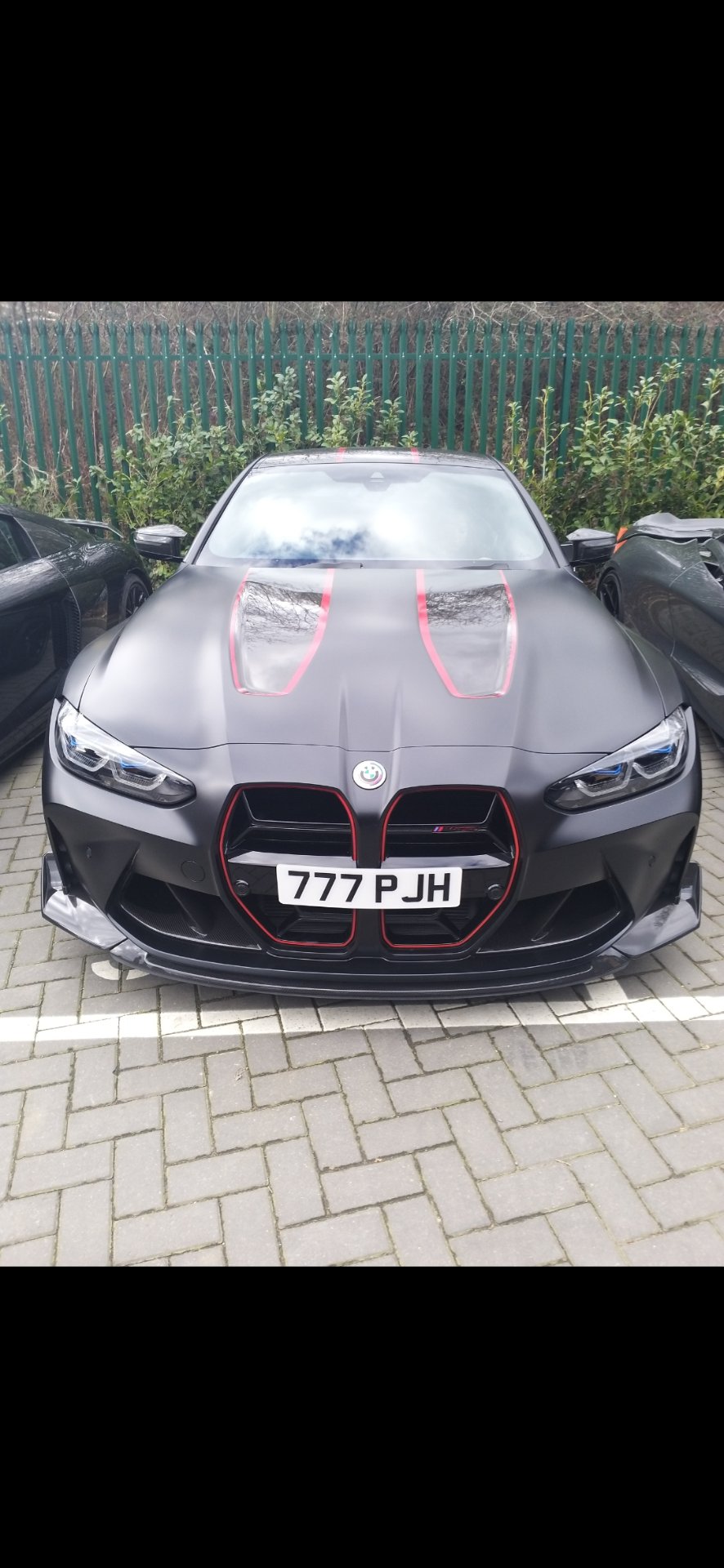 777 PJH private number plate on a BMW
