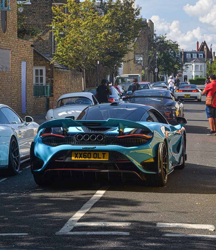 XX60 OLT private number plate on a McLaren 765LT, spotted in London