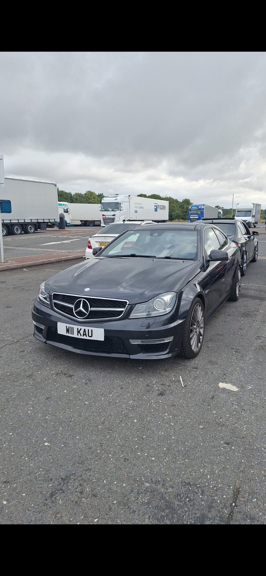 W11 KAU spotted on Mercedes-Benz C-Class