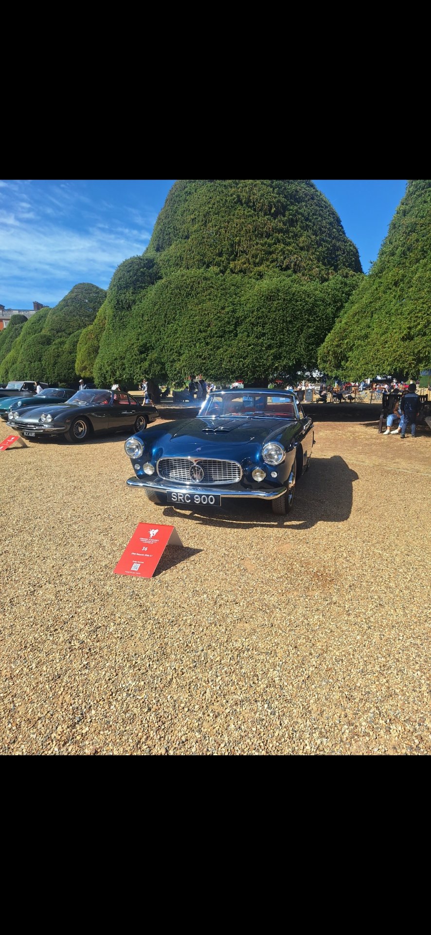 SRC 900 private number plate on a Maserati, spotted in London