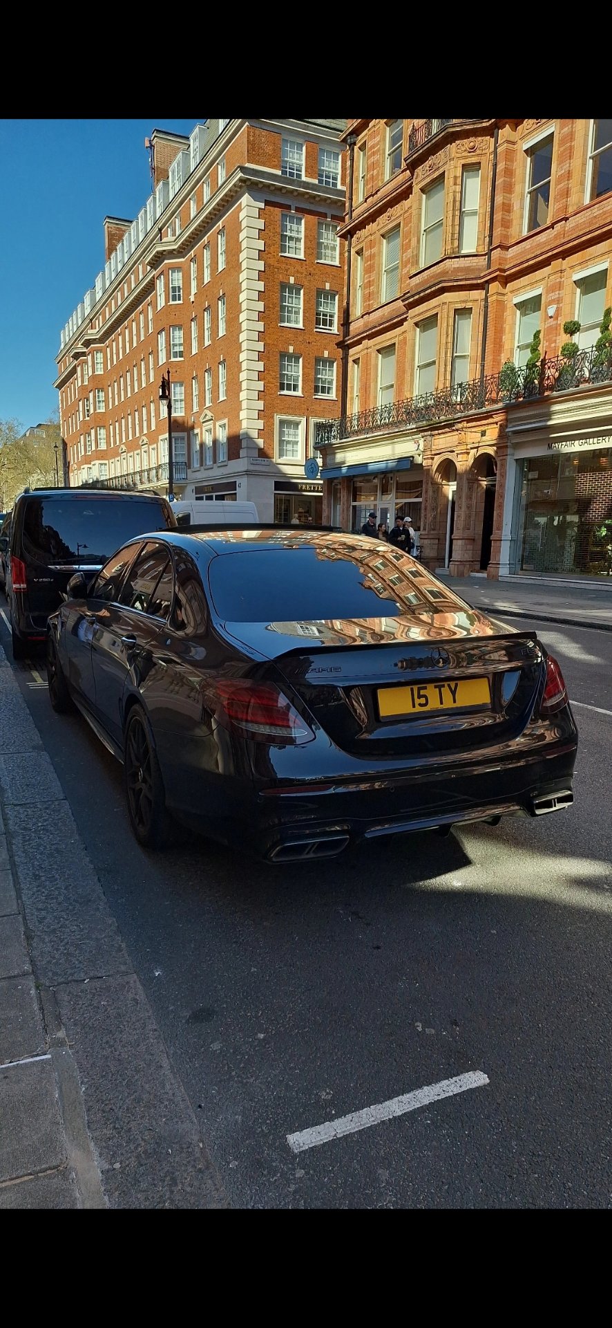 15 TY private number plate on a Ferrari, spotted in London
