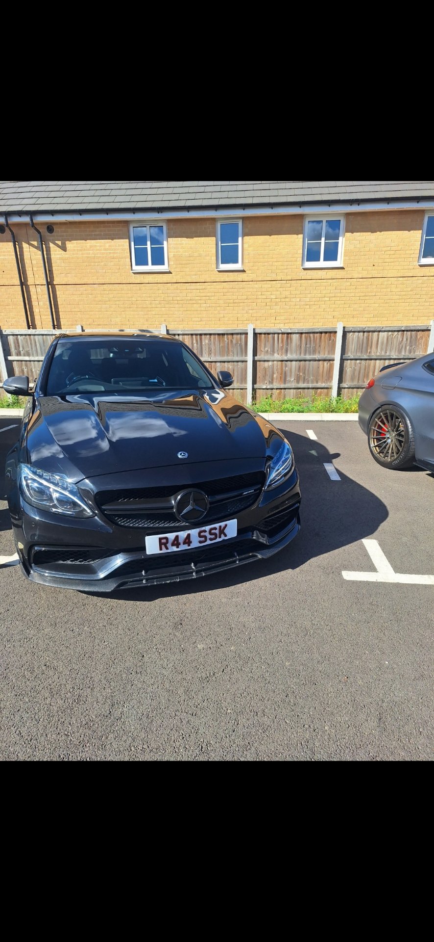 R44 SSK spotted on Mercedes-Benz C-Class C63 S AMG