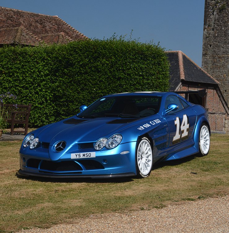 Y5 MSO spotted on Mercedes-Benz SLR McLaren