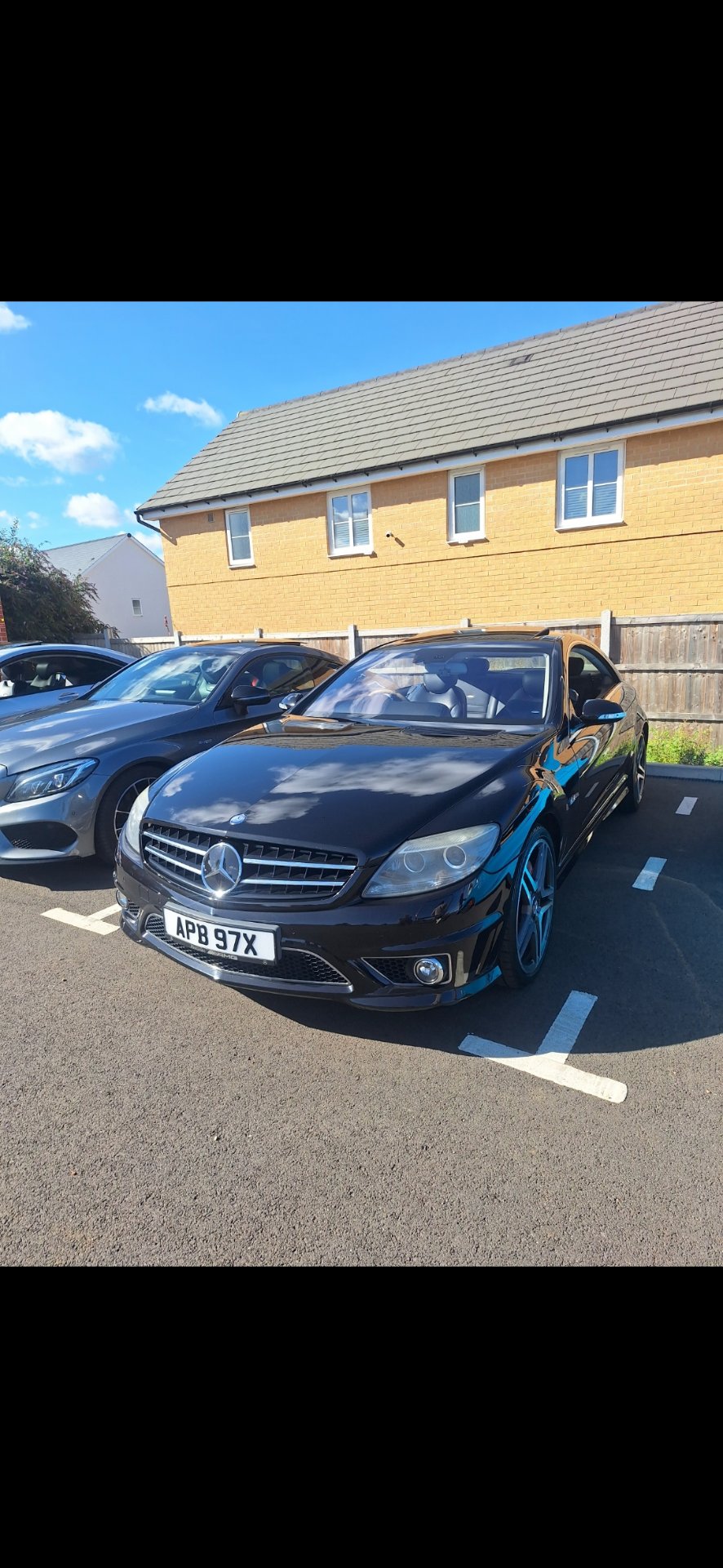 APB 97X spotted on Mercedes-Benz CL