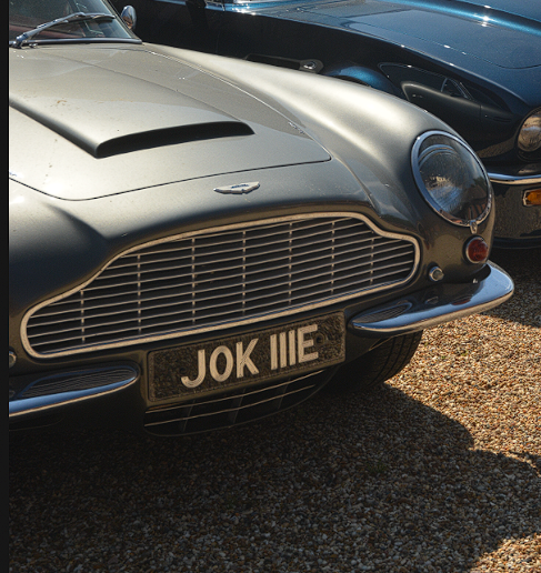 JOK 111E spotted on Aston Martin