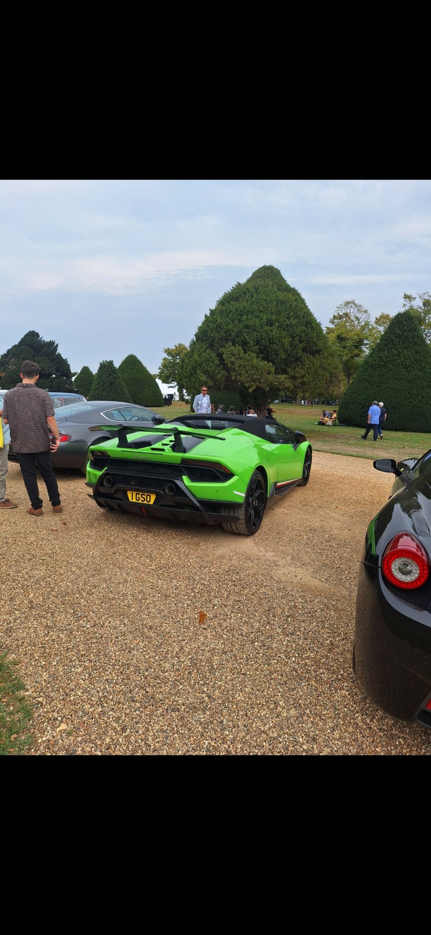 1 GSO private number plate on a Lamborghini Huracan, spotted in London