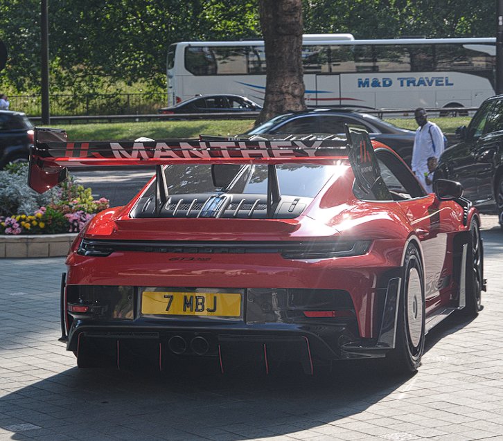 7 MBJ spotted on Porsche GT3RS GT3 RS