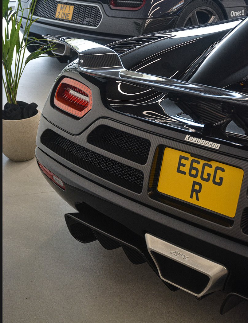 E6 GGR spotted on Koenigsegg Agera R