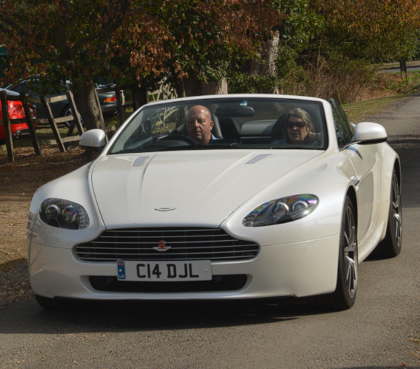 C14 DJL spotted on Aston Martin Vantage GT8