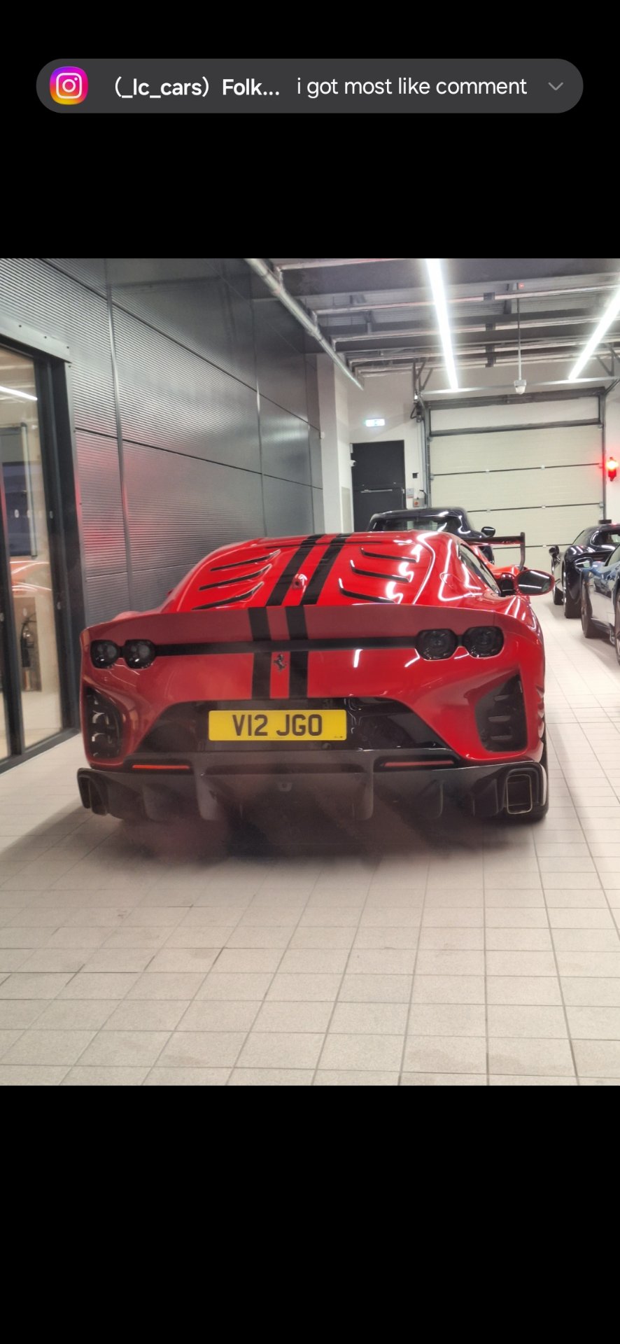 V12 JGO spotted on Ferrari