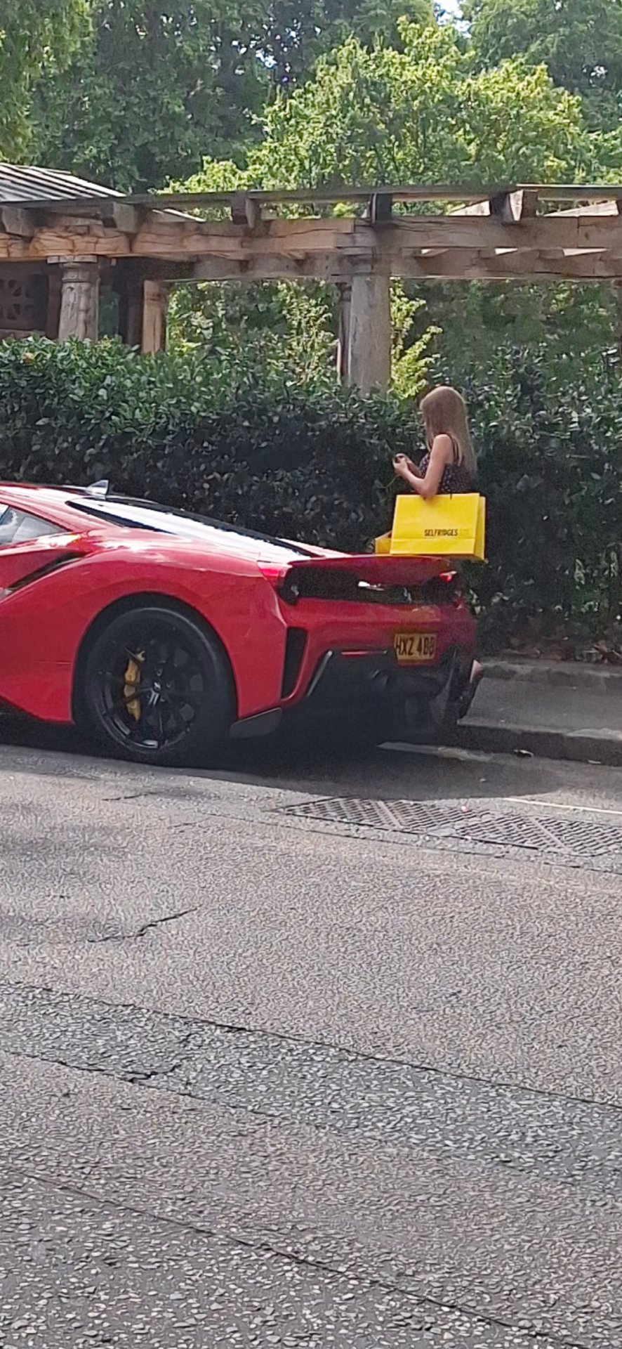 HXZ 488 spotted on Ferrari 488 Pista