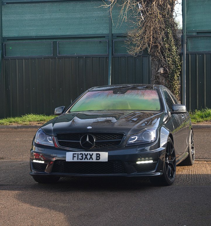 F13 XXB spotted on Mercedes-Benz C-Class C63