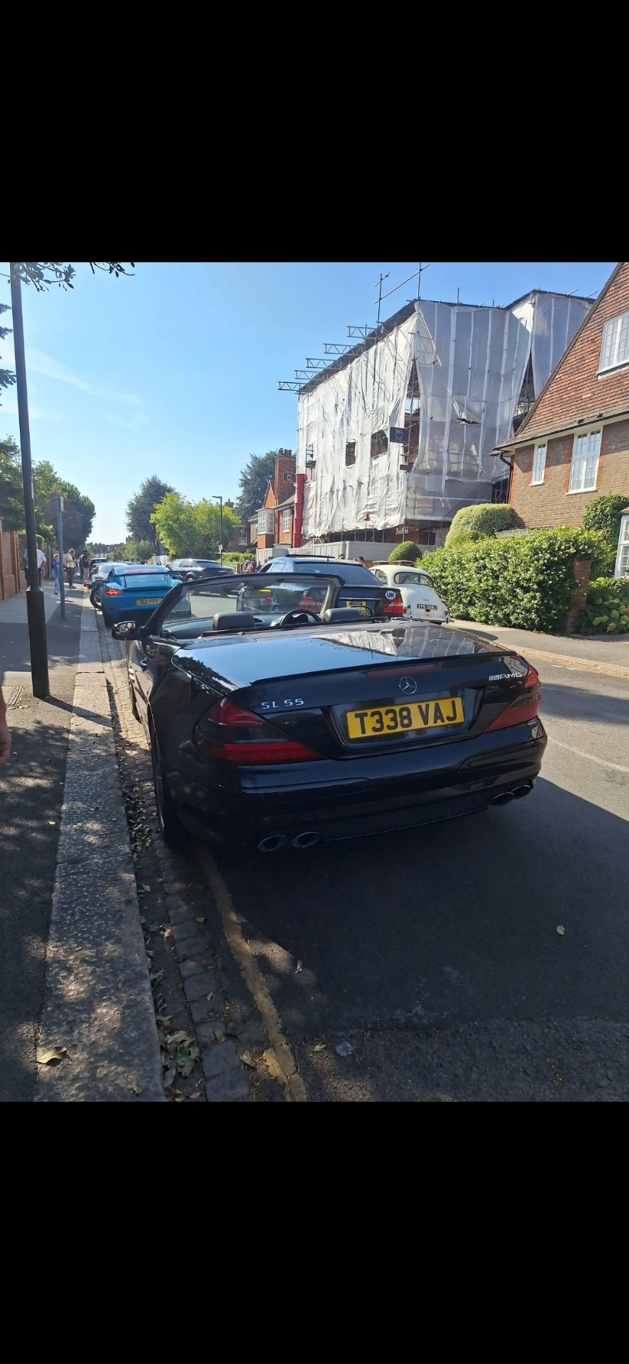 T338 VAJ spotted on Mercedes-Benz SL 55 AMG