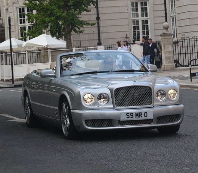 S9 MRO private number plate on a Bentley, spotted in London