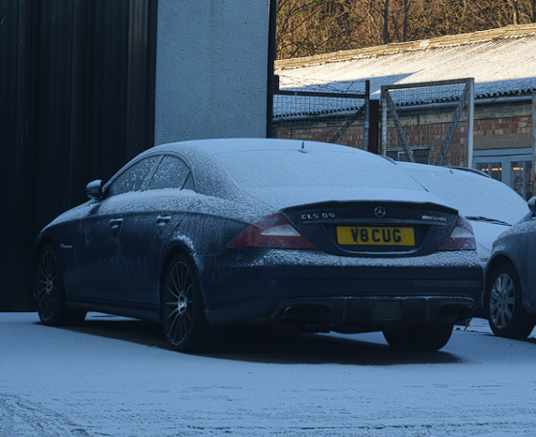 V8 CUG spotted on Mercedes-Benz CLS 55 AMG