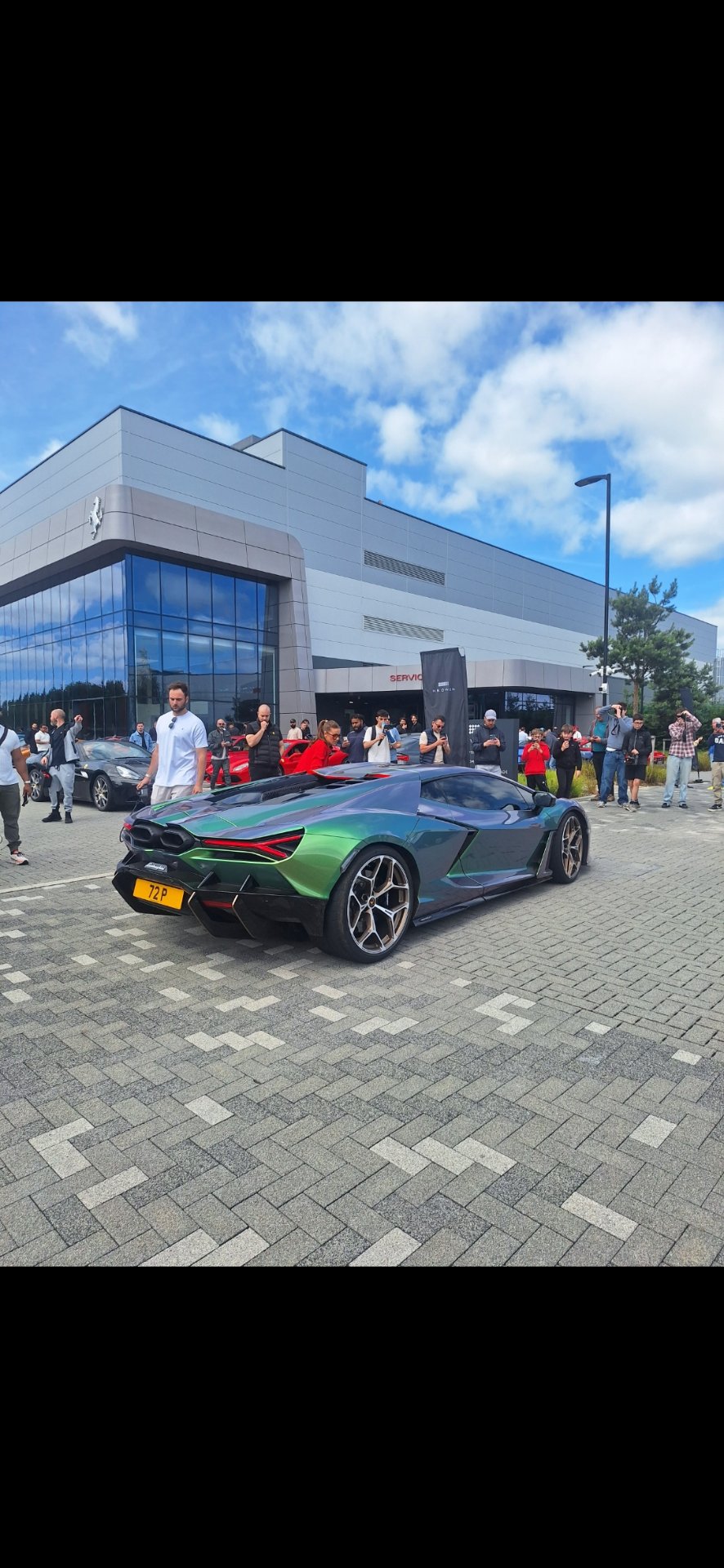 72 P spotted on Lamborghini Revuelto