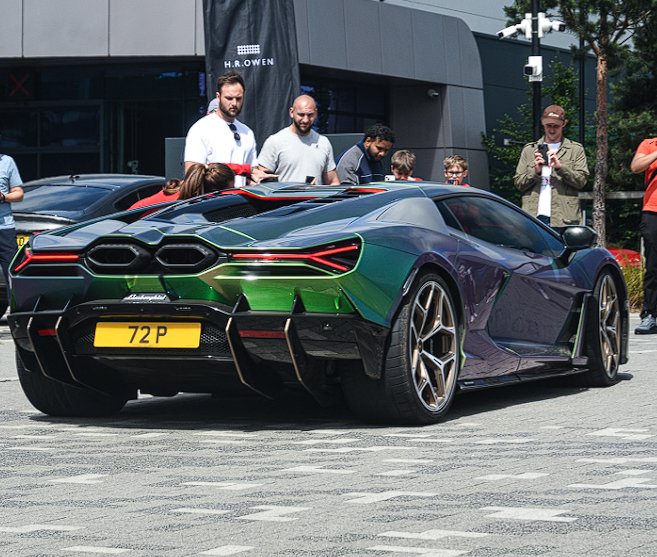 72 P spotted on Lamborghini Revuelto