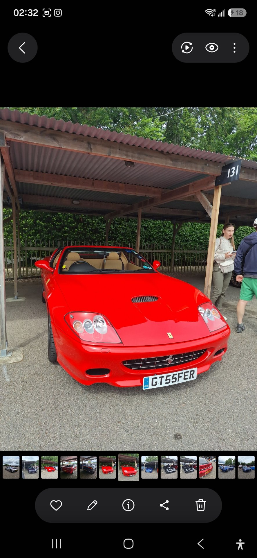GT55 FER spotted on Ferrari 575 SuperAmerica